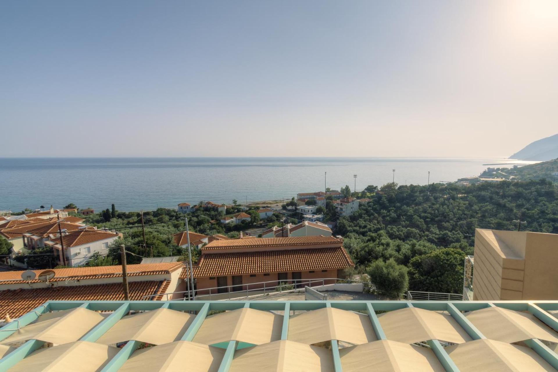Ouzo Panoramic Houses 2, With Private Pool Plomari Buitenkant foto