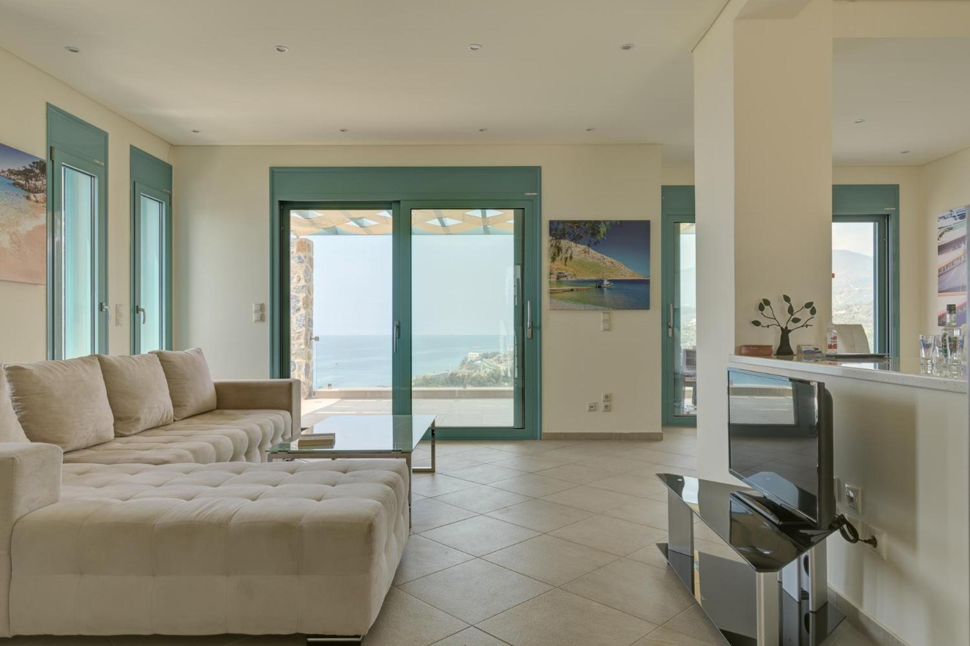 Ouzo Panoramic Houses 2, With Private Pool Plomari Buitenkant foto