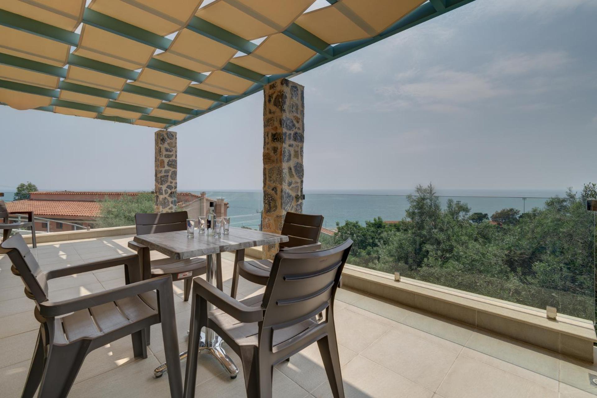 Ouzo Panoramic Houses 2, With Private Pool Plomari Buitenkant foto